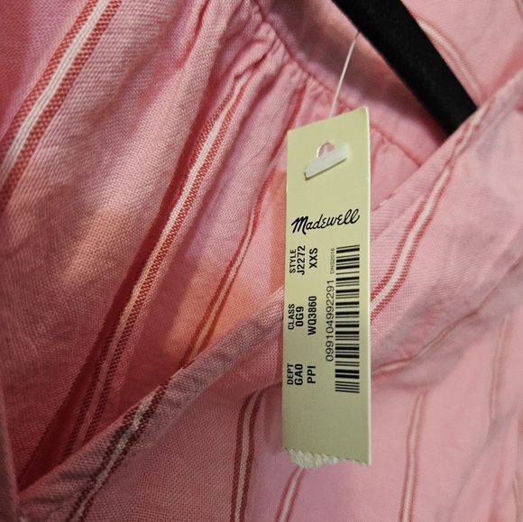 NWT Madewell Wrap Top in Cecilia Stripe - Picture 5 of 9